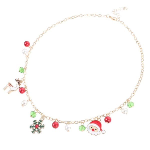 

christmas decorations 1 pc xmas theme necklace girls neck pendant chain