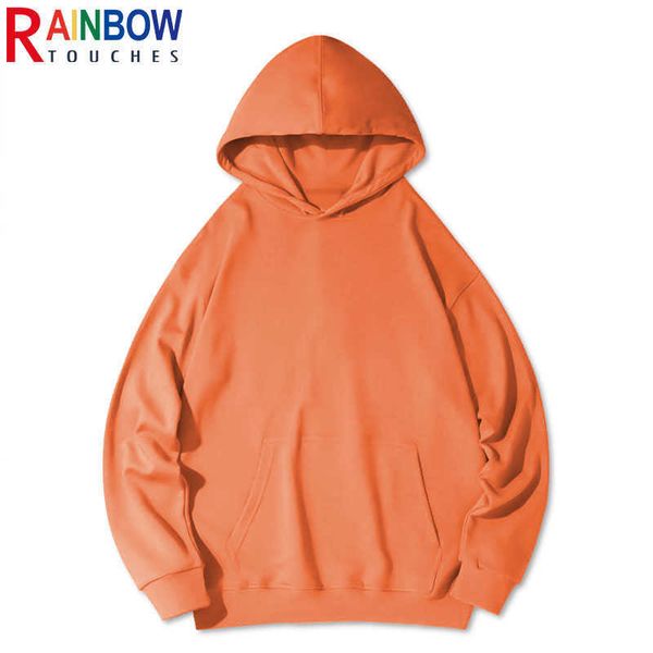 

men's rainbow hoodie, pullover, hip hop, high street, solid color, double customizable pattern and , long sleeve, Black