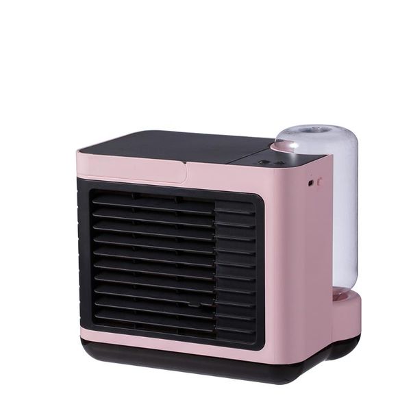 

electric fans portable air cooler usb mini cooling fan humidifier 3 speed adjustment for home