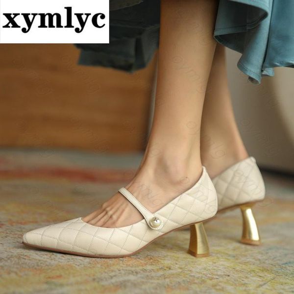 

brand fashion women heels shoes party dress pumps winter autumn point toe 6cm lady high metal thin heel woman, Black