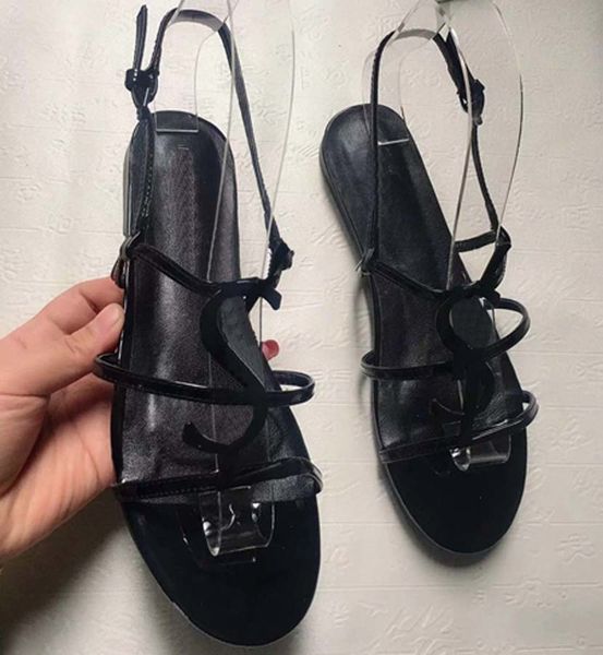 

classics ladies heels dress shoes sandals exquisite and comfortable strap women letters high heel leather sandal home011 011, Black