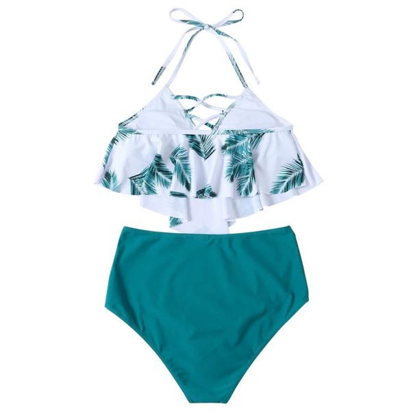 

women's swimwear high waist bikinis 2021 women bikini push up print swimsuit female beachwear bathing suit biquinis, White;black