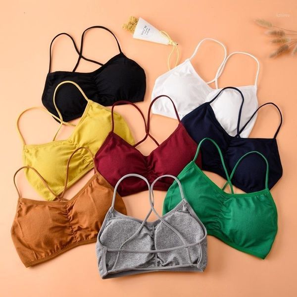 Mode Gewinde Schönheit Zurück Sexy frauen Unterwäsche Sweety Push-up-Bh Weibliche Büstenhalter Dessous Bralette Camisoles Tanks