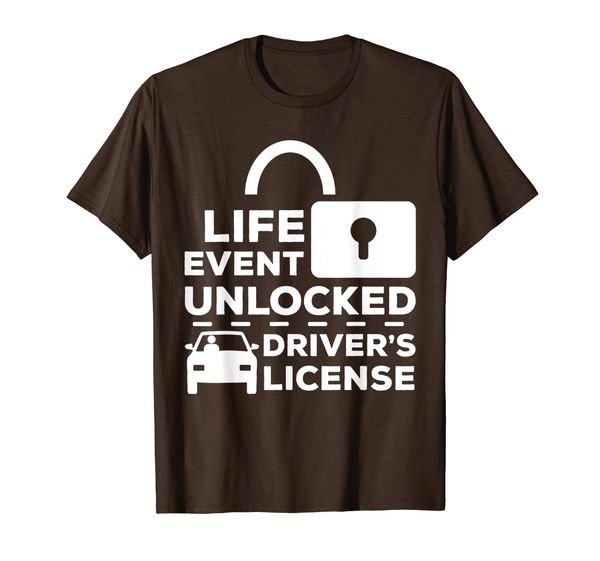 

driver's license - exam driving instructor driving school t-shirt, White;black