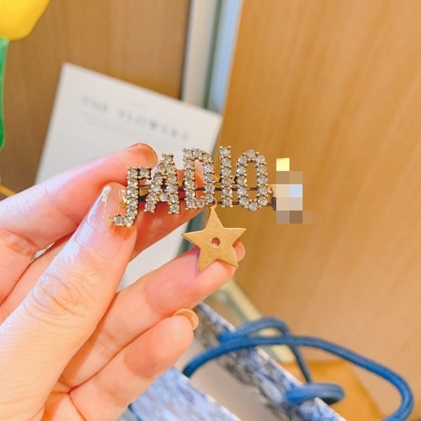 

special offer 75% off outlet online family new radian letter fashion net red same style hairpin female, Golden;silver