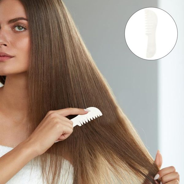 

hair brushes 1pc jade comb practical home tool (light green), Silver