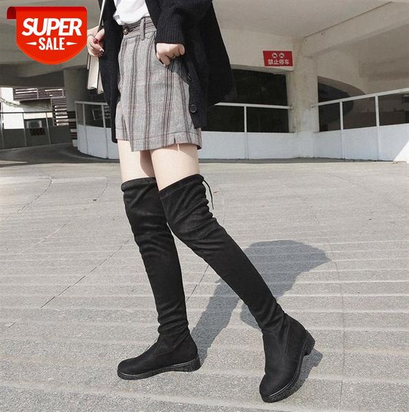 

over-the-knee boots women martin skinny tall long tube net red tide ins #tg3a