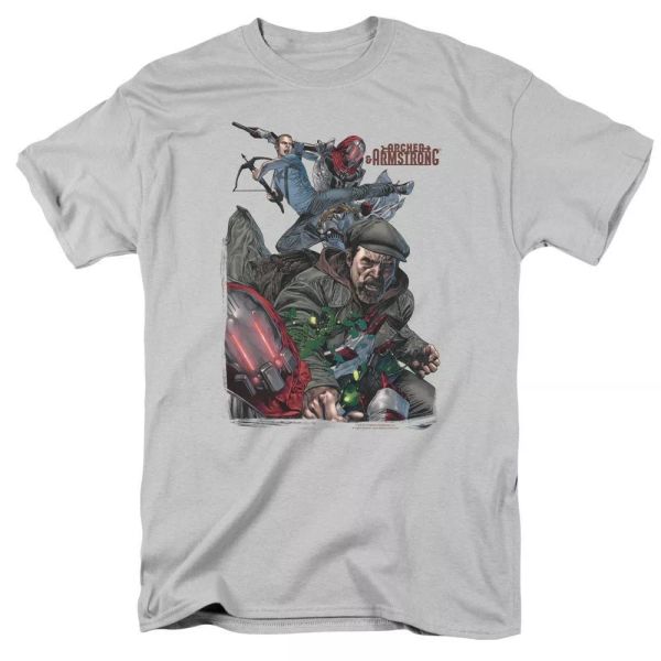 

archer & armstrong bottle smash t-shirt dc comics sizes s-3x new, White;black