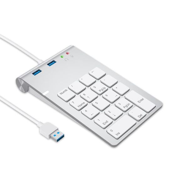 

keyboards 18 key numeric keypad numpad usb hub digital keyboard for lapdeskpc ultra slim number pad accounting accessories