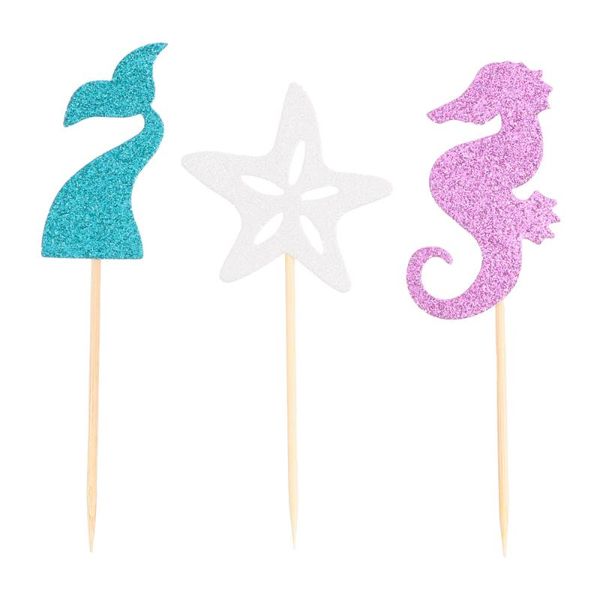 

other festive & party supplies 24pcs cake decor birthday ers insert mixed type