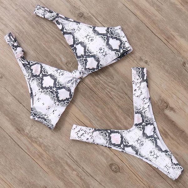 

women's swimwear mooskini thong bikini 2021 set bandage swimsuit women bathing suit push up leopard low wait bikinis, White;black