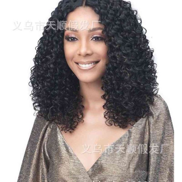 

women's multi color small roll medium long wig cover, Black