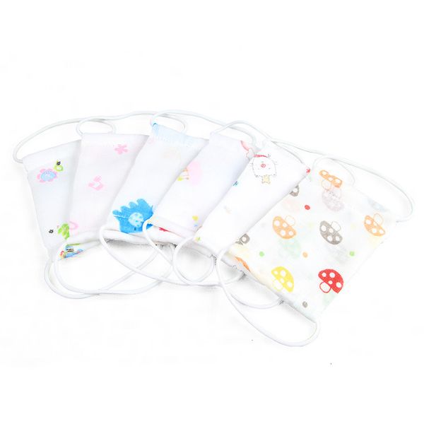 

mask cotton gauze 8-layer cartoon gauze dust proof hanging ear printing children's