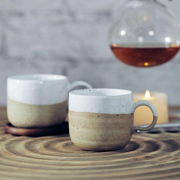 

mugs 225ml nordic art retro frosted ceramic coffee cup single modern household stoare mug american office afternoon tea set