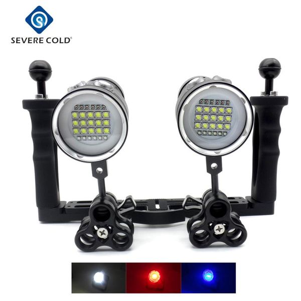 

flashlights torches led diving professional pography underwater tray kit
