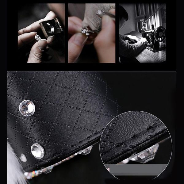 

car organizer phone storage box decor accessory diamond rhinestones est sale