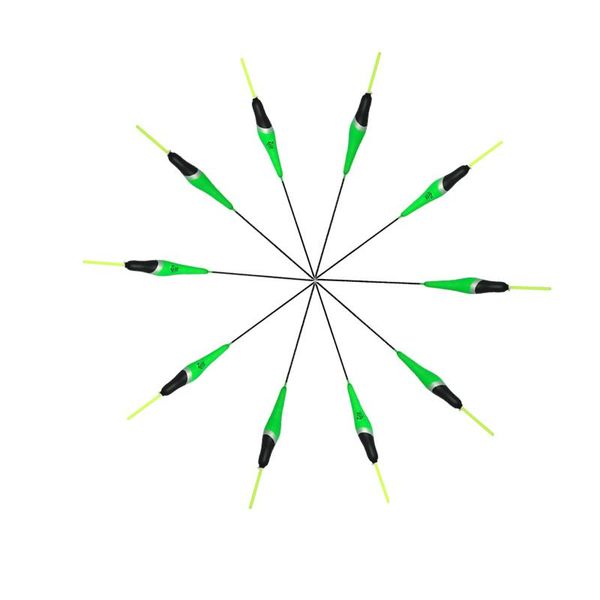 

fishing accessories oloey 10pcs/lot floating weight 34.2g length 21cm float for carp