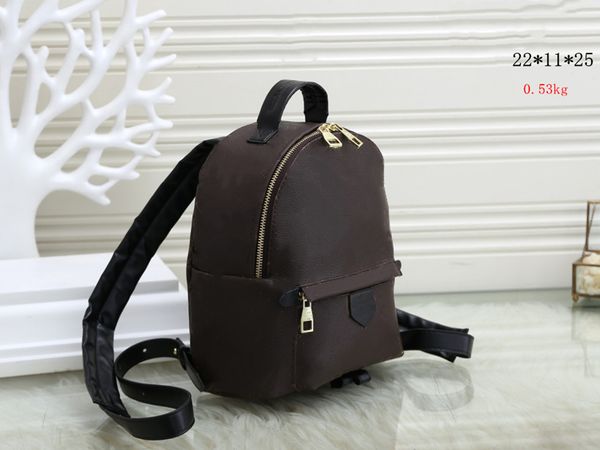 

yq designer handbag womens backpack school bags fashion designers bag handbag wallet men's backpacks gm pu leather children letter prin
