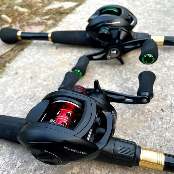 

baitcasting reels casting 10kg/22lb drag fishing 17 +1bb high speed 8.1:1 super metal magnetic brake reel