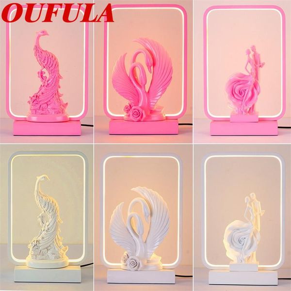 

table lamps outela art lamp resin contemporary creative decoration led for foyer living room bed office el