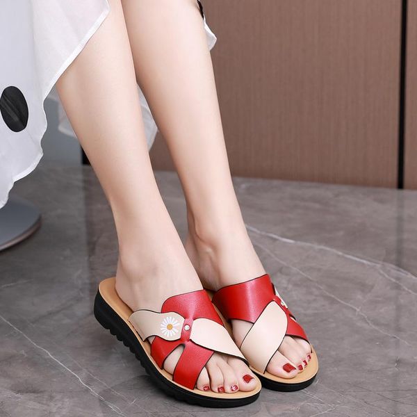 

slippers women summer shoes low slides pantofle platform soft rubber 2021 flat scandals basic tpr pu female rubbe, Black