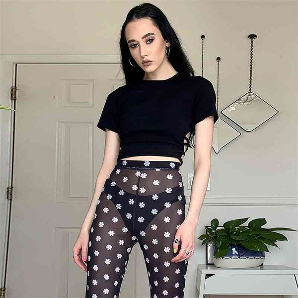 

fashion summer girl's t shirt solid color criss-crossed backless crop lady's o-neck short sleeves clubwear tees, White