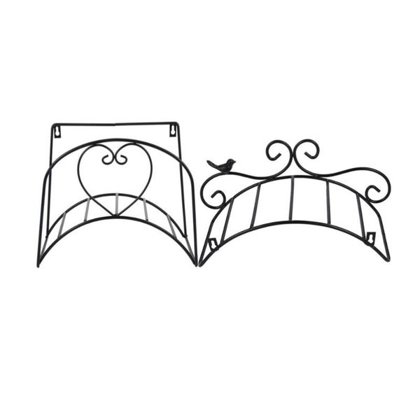 

2pcs wall mounted garden hose storage holder hanging racks watering equipments