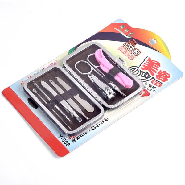 

stainless aryan 8-piece steel nail clippers set manicure tools