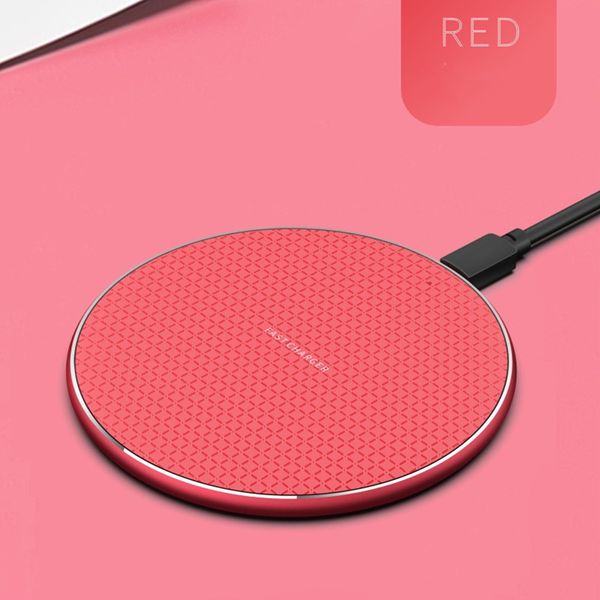

10w qi wireless charger for iphone 12 11 pro xs max x xr samsung galaxy s8 s8+ fast charging pad