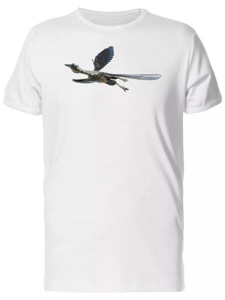 

flying archaeopteryx men's tee -image by shutterstock, White;black