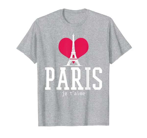 

paris eiffel tower i love city of love je t'aime france gift t-shirt, White;black