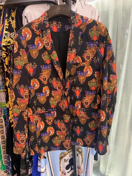 

men's suits & blazers zk542 fashion coats jackets 2021 runway luxury european design party style clothing, White;black