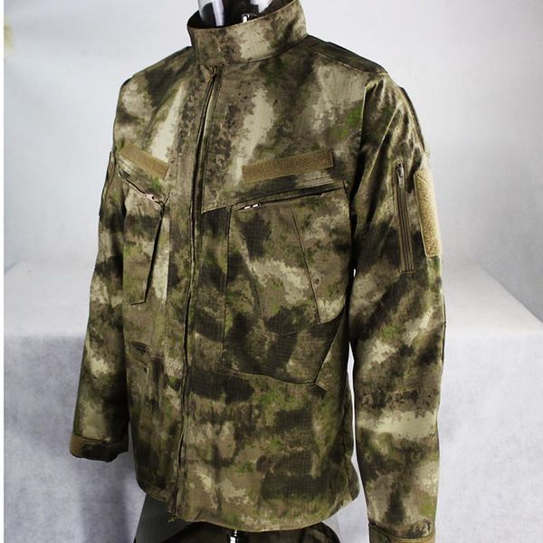 

hunting sets camouflage tactical military uniform outdoor training equipment jacket army storm suit militia soldier overalls, Camo