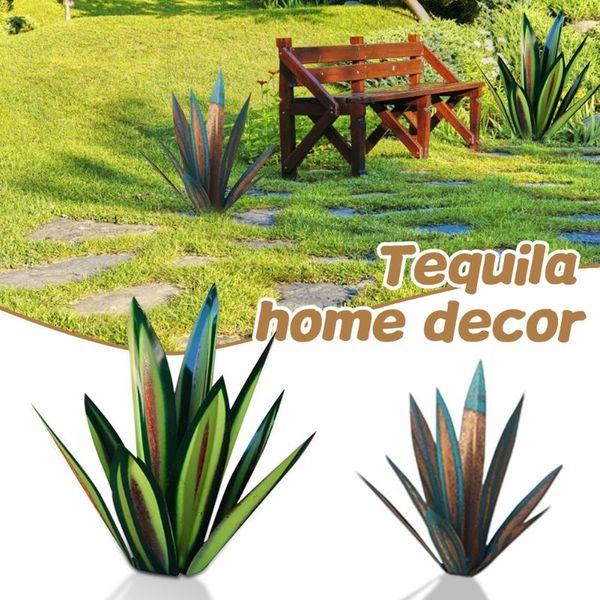 

metal art tequila rustic sculpture garden home decoration 9leaves outdoor aesthetic signs decor accessories decorative flowers & wreaths