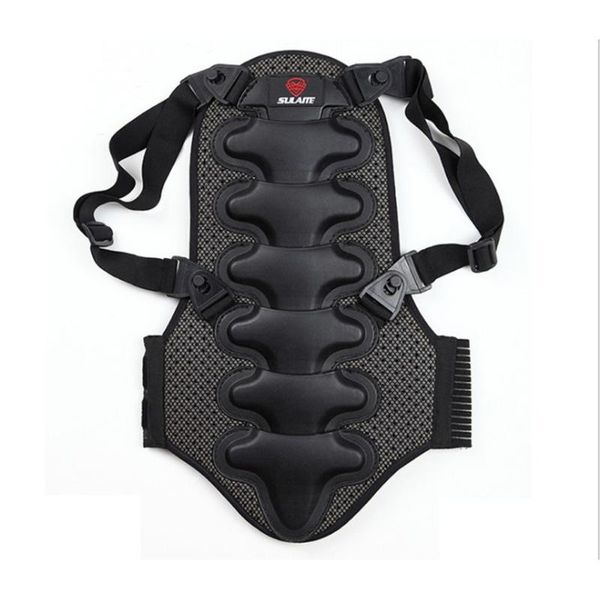 

ski sports back vest protection removable body armor backpiece protective protector spine black support, Black;blue