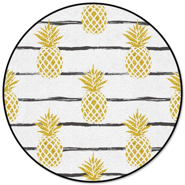 

carpets modern home decorative round carpet nordic style pineapple area rugs parlor bedroom anti-slip floor mat