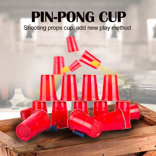 

Game props Pin-pong cups Game Set for Nerf Toy Gun Blaster Training Shooting Accessories for Christmas Holiday Birthday Party