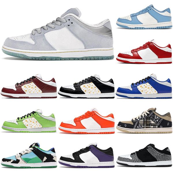 

2021 wholesale running shoes dunk men women white black unc coast club 58 gulf sean cliver barkroot syracuse ts chunky dunky court purple ou