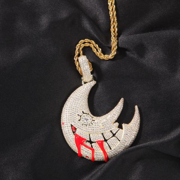 

chains ins moon pendant necklace, Silver