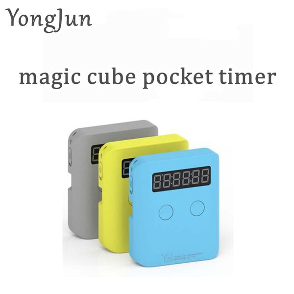 

yongjun pocket timer magic cube pocket portable innovative infrared sensor timer speed cube flying cups toys puzzle timer