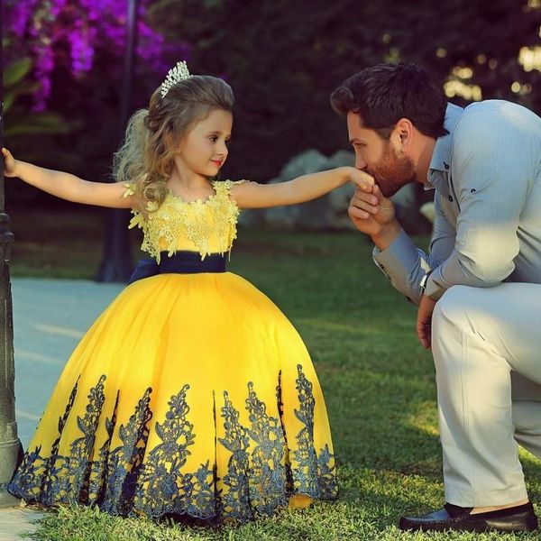 

gold sequin toddler ball gowns girls pageant dresses jewel long formal kids party gown flower girl dresses for weddings first holy communion, White;blue