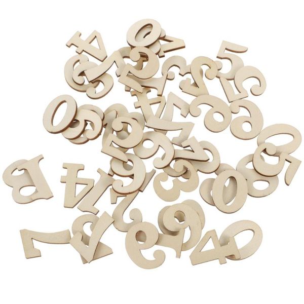 

novelty items 100pcs delicate diy wood numbers funny premium arabic