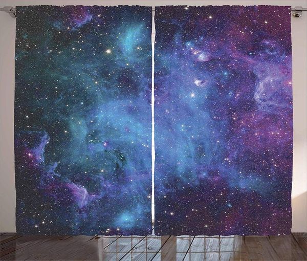 

curtain & drapes outer space curtains galaxy stars in celestial astronomic planets the universe milky way living room bedroom window