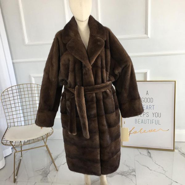 

women's fur & faux real coat, Black