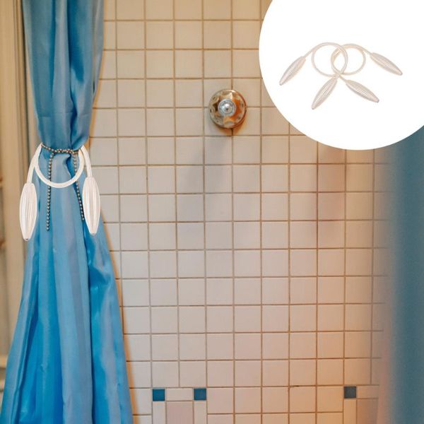 

curtain & drapes 2pcs flexible simple buckle fashion binding strap for home beige