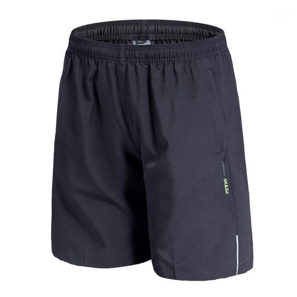 

men's summer plain black casual breathable shorts, White;black