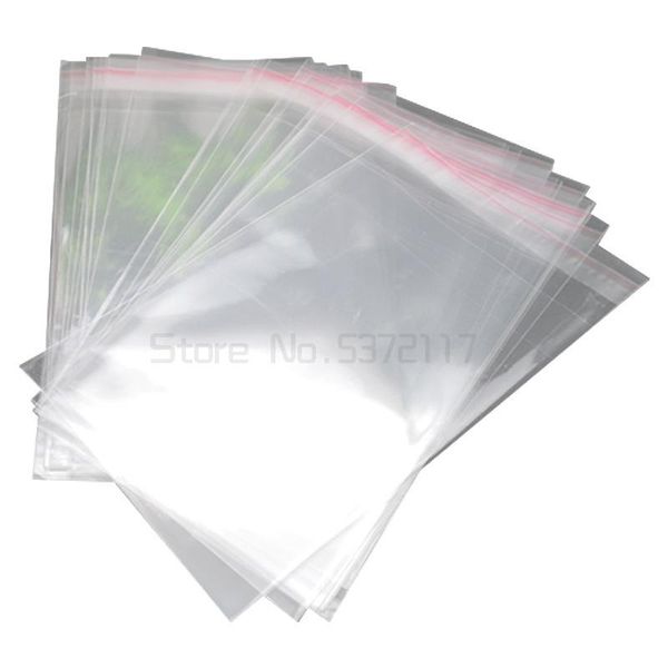 

gift wrap 300x clear self adhesive seal plastic bag 20x34cm opp /poly