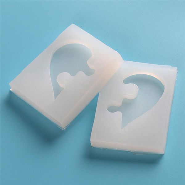 

baking & pastry tools heart ear shape chocolate mold silicone white rectangle cookie mould diy handmade kitchen making sweet biscuits