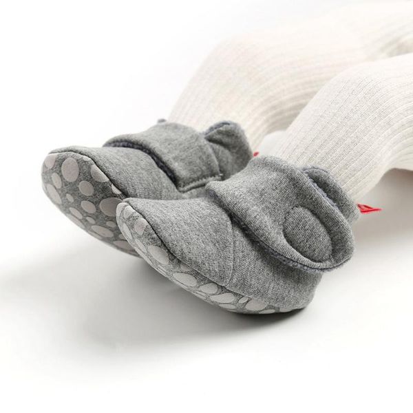 

first walkers born baby faux fleece bootie boy girl autumn crib warm shoes toddler soft bottom frist walking shoe