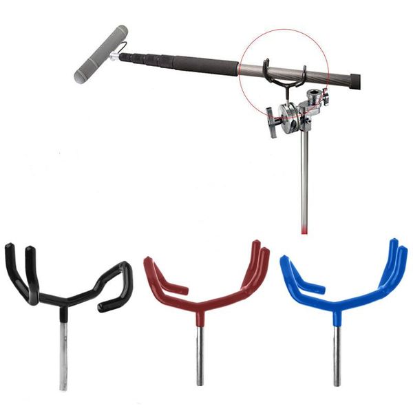 

durable metal microphone support holder audio easy hood stand bracket fixer for rode sure mic c-stands accessories microphones
